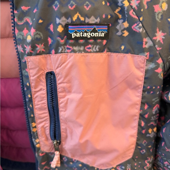 Patagonia Kids' Reversible Down Sweater Hoody Jacket - Picture 9 of 11